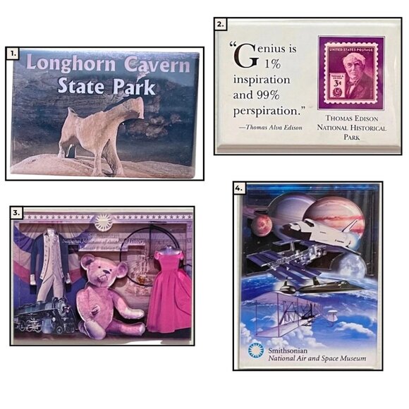 Kitschy Assorted Decorative Refrigerator Magnets - Cute Fun Decor Gifts - Picture 2 of 6